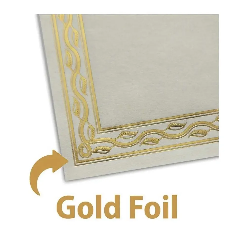 Geographics foil stamped